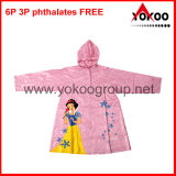 Pink PVC Raincoat for Kids (YB-3102)
