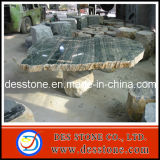 Natural Stone Marble Outdoor and Garden Serpentine Table Carving