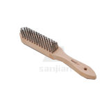 The Newest Germany Style Steel Wire Brush with Wooden Handle, Brush Steel Wire Brush Brass Wire Brush (SJIE3015)