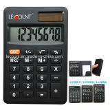 8 Digits Dual Power Mini Size Handheld Calculator with Large LCD Screen (LC395S)