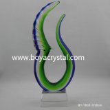 Elegant Glass Art Crafts for Business Gifts and Decoration