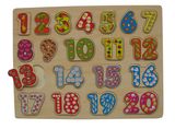 Educational Toys Numbers 1-20 Wooden Puzzle (34301)