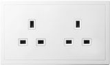 13A 2 Gang Socket Outlet