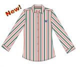 Ladies' New Designed Stripe Blouse (WDZ1207-0114)
