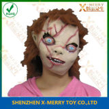 X-Merry Bride of Chucky Latex Evil Puppet Scary Mask Horror Ghost Chucky Terrified Costume Mask