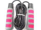 Factory Foam Handle Leather Jump Rope / Weighted Jump Rope