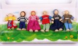 Wooden Toy Doll Family (SR-0012)