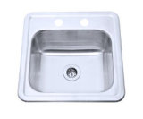 Top Mounted Stainless Steel Sink for Kitchen (A71)
