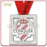 Promotional Gift Zinc Alloy Die Casting Sandblasted Finish Medal
