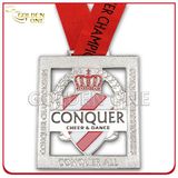 Promotional Gift Zinc Alloy Die Casting Sandblasted Finish Medal