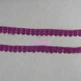 Fashion Purple Small Flower Chemical Lace for Dress