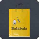 Premium Printed Plastic Shopping Bag with Soft-Loop Handle