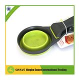 FDA Silicone 3-in-One Portable Tasteless Folding Bowl, Plastic Bowl Y95290