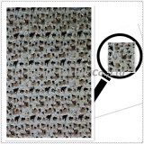 Sequin Fabric with Leopard Pattern-Flk003