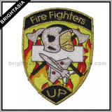 Fire Fighter Metallic Golden Embroidery Patch (BYH-11096)