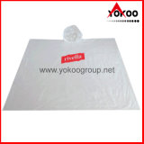 White Plastic Disposable PE Raincoat (YB-2028)