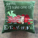 Santa Claus Gifts Embroidery Decorative Christmas Cushion