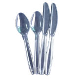Disposable Tableware--Plastic Spoon. Knife and Fork
