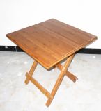 Portable Small Folding Household Table with Bamboo (QW-JCSG14)
