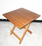 Portable Small Folding Household Table with Bamboo (QW-JCSG14)