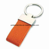 Promotion Gift Metal Key Chain with Woven Strap (MK65)