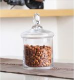 Glass Food Container, Hand Made Glass Candy Jar