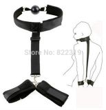Adult Hogtie Shackles Toys Adult Alternative Sex Products Stimulate Sm Bound Simple Bondage Body Harness, Black Sm Products