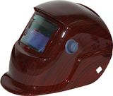 Red Wood Solar Power Auto Darken Welding Helmet