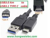 2015 New USB 3.1 C Male to 3.0 a Male USB Cable