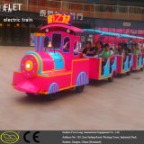 Rechargeable Battery Amusement Park Electric Train with 4~6 Carriages
