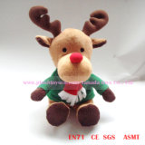 20cm Coated Reindeer Plush Christmas Toys