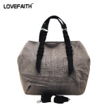 Western Popular Linen Leisure Lady Handbag (FH164)