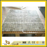 White Wooden Marble Mosaic for Floor or Wall Decoration