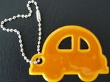 Reflective Key Chain with Car Shape