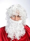White Full Lace Yak Hair Christmas/Santa Claus Wig