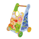 2014 Colorful Wooden Stroller Toy for Kids, Wooden Children Balance Baby Stroller, Wooden Toy Stroller for Baby Wholesale Wj278240