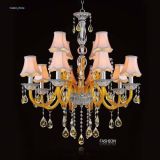 european style crystal chandeliers(crystal vases and Plants disc )