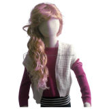100% Cotton Girl's Crochet Pure Shawl (KX-CG39)