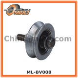 White Zinc Plated Metal Pulley Roller for Gate (ML-BV008)