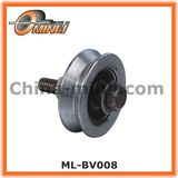 White Zinc Plated Metal Pulley Roller for Gate (ML-BV008)