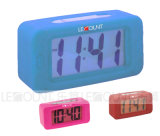 Soft Silicone Material Desk Alarm Clock for Travel, Home (L959)