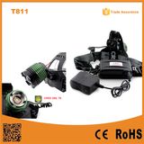 T811 New Xml T6 10W LED Head Lights Lamp Camping&Hiking Aluminum Alloy Headlamp