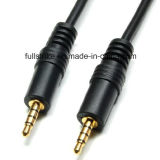 Gold Plating 3.5mm 4c Audio Cable