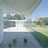 Architectural Curved Glass for Curtain Wall Office Building