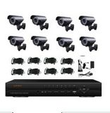 8CH HDMI Waterproof CCTV Camera Kit