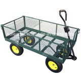 Steel Meshed Garden Tool Cart with Metal Tray (TC1840)