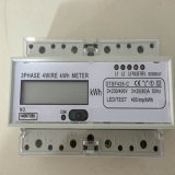 Three Phase Multi-Function DIN Rail Electric Meter for 50Hz/60Hz Active Energy Consumption