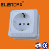 European Style Surface Mounted Power Wall Socket with Earth (S1010)