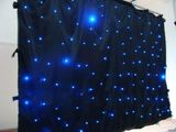 Wedding Decoration DMX 9CH Fireproof Velvet 120PCS 5mm LED Star Cloth Backdrop Starry Sky Cloth