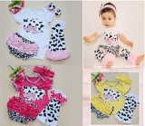 Feikebella Kid Clothing Cotton Short Sleeve Romper with Pants Baby Suit Clothes for 0-2t Form China